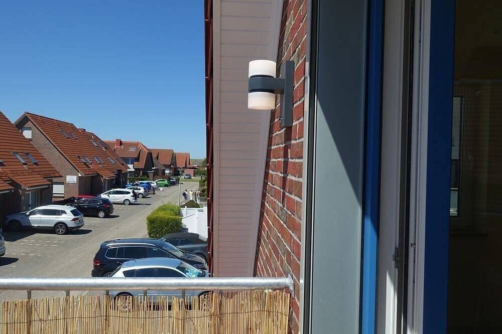 Fewo Leuchtturm  am Sandstrand-Balkon-2 Doppel-Schlafzi-Balkon-Hunde auf Anfrage — Bild 2