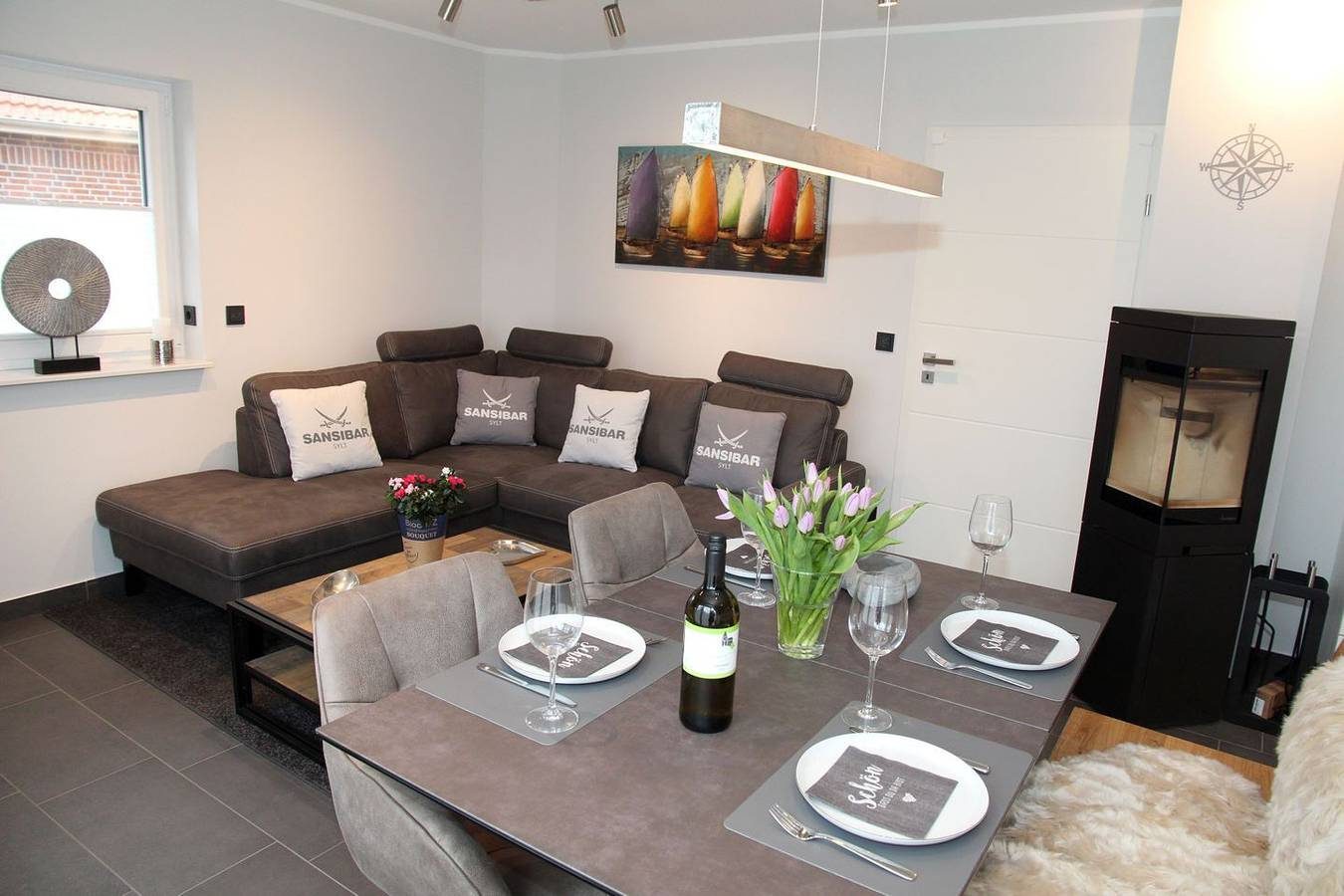 Nagelneues 85qm Ferienhaus mit Hundeerlaubnis direkt am Wasser bei Greetsiel!