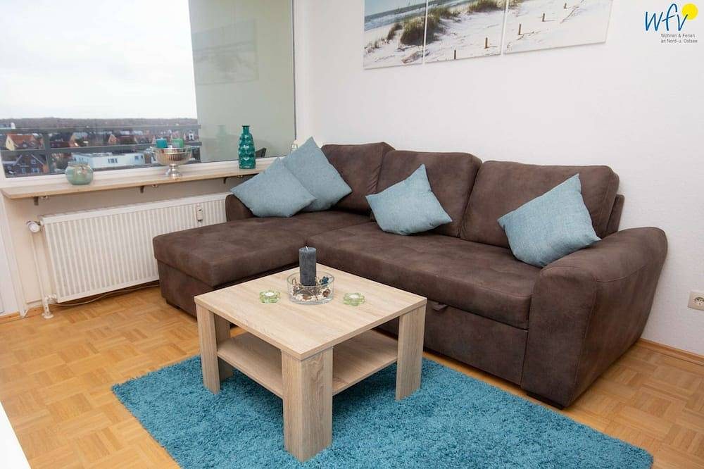 Borkum – Ferienwohnung mit Balkon für 4 Personen