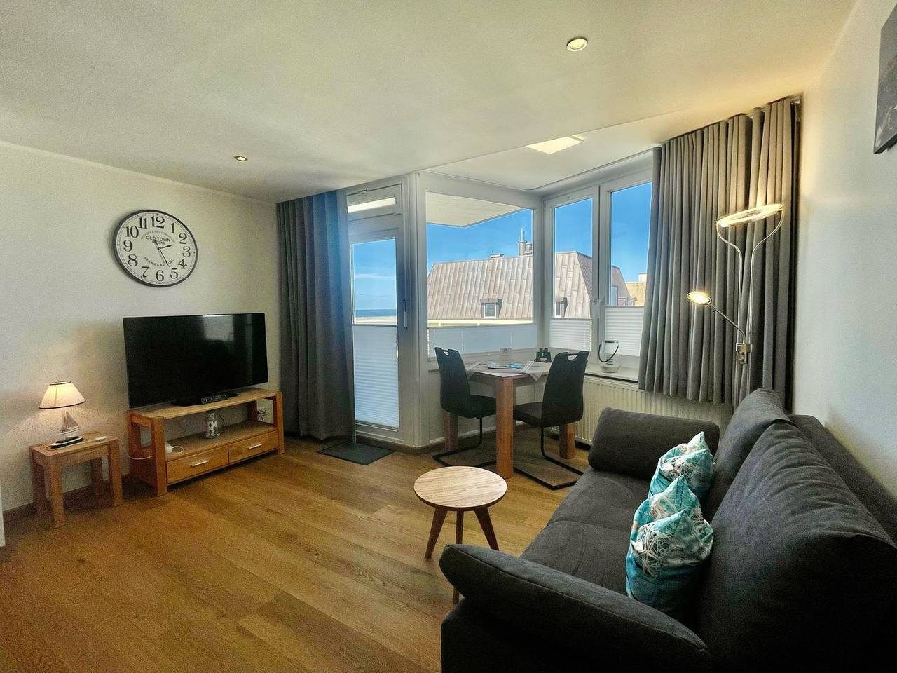 Strandblick im Haus Seeblick mit Meerblick und Strandkorb am Hauptstrand! — Bild 4