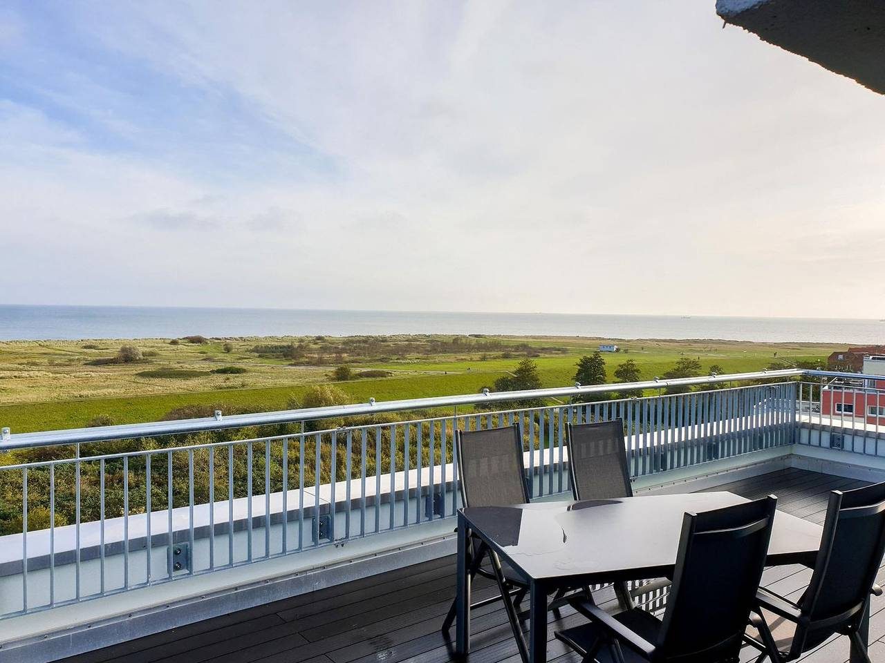Luxus-Ferienwohnung, Sauna, große Terrasse, Meerblick, Wäsche inklusive