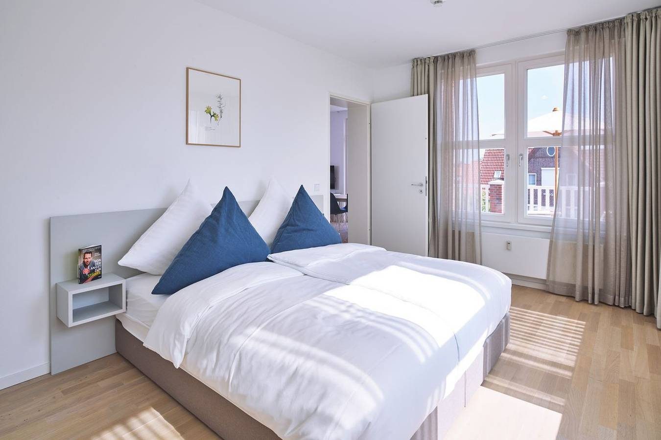 Traumferienwohnung mit riesiger Balkonterrasse auf der Nordsee-Insel Langeoog — Bild 5