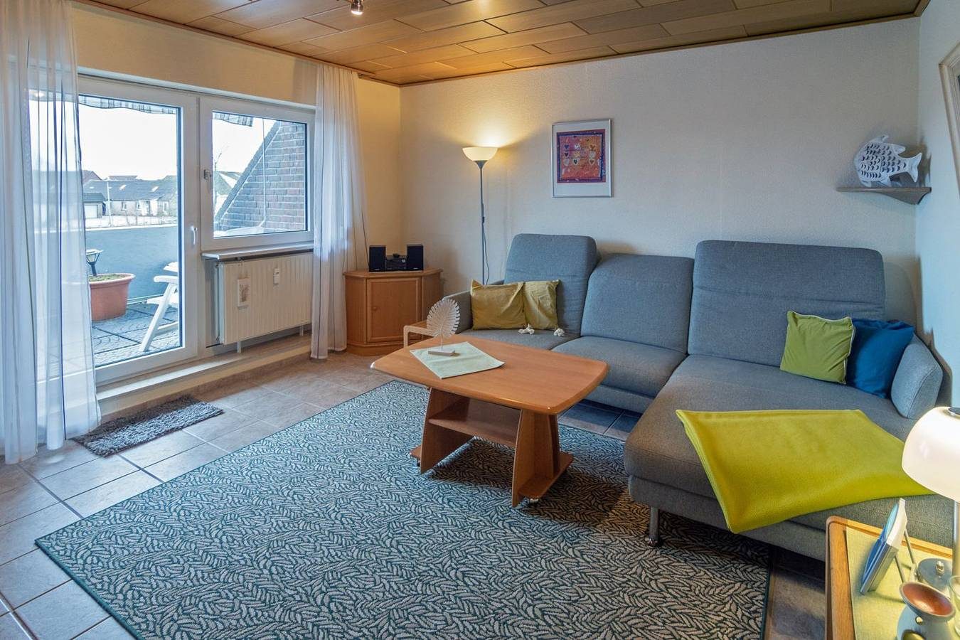 Oberwohnung Strandflieder mit Balkon direkt am Kanal