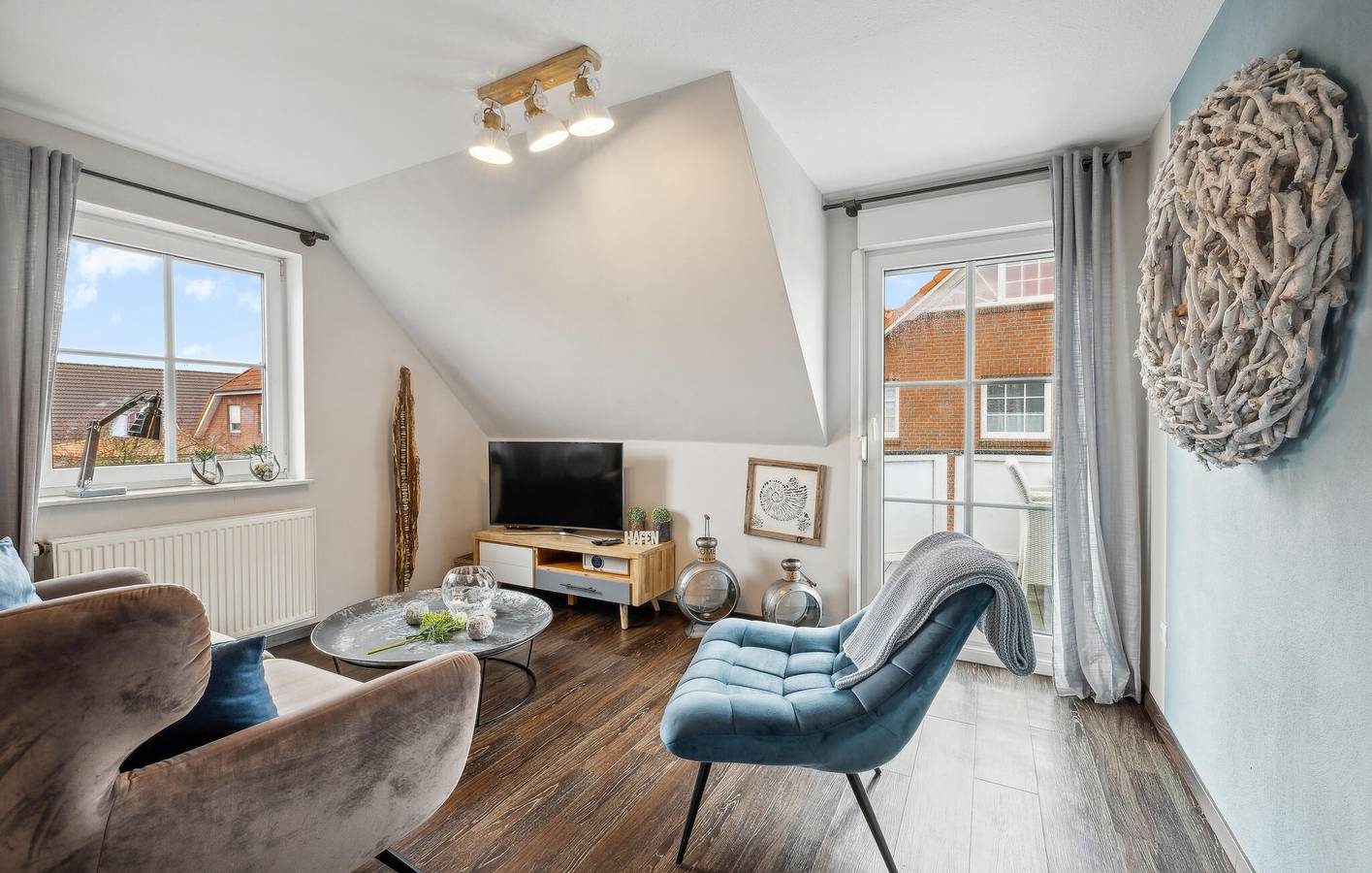Gemütliche Wohnung mit Parkplatz, Terrasse & Internet in der Nähe von Carolina 500m — Bild 5