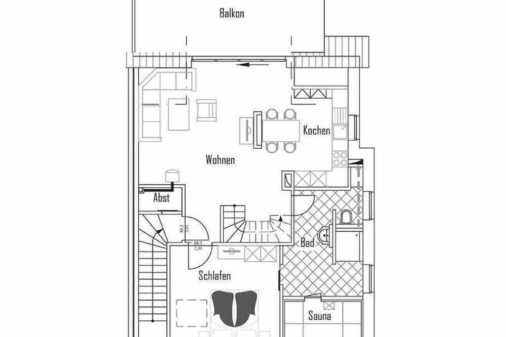 Ferienwohnung Borkum Lounge — Bild 5