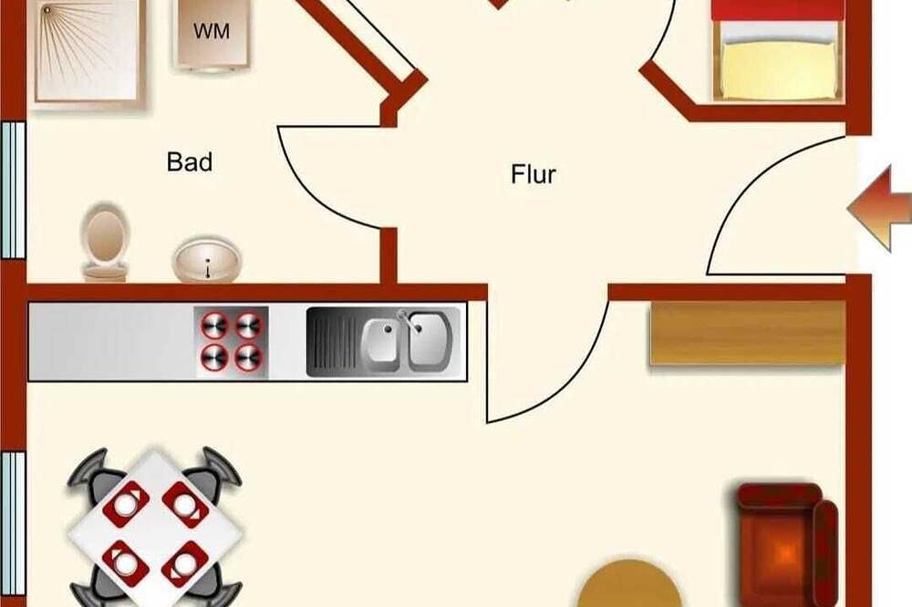 Willkommen in unserer wunderschönen Ferienwohnung Rieke in Norddeich! — Bild 5