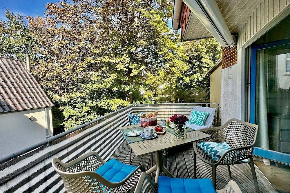 Komfortabel ausgestattete 2-Raum-Ferienwohnung in der Stadt mit Balkon — Bild 3