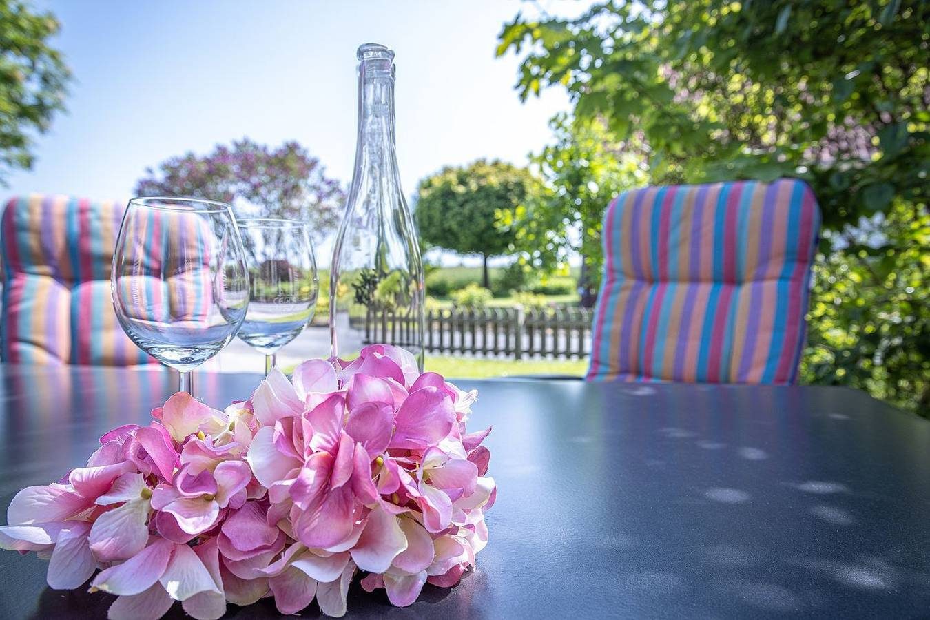 Einfach mal die Seele baumeln lassen: Der ruhige Standort dieser Ferien-Doppelhaushälfte lädt an lauen Sommertagen zum Relaxen ein. — Bild 2