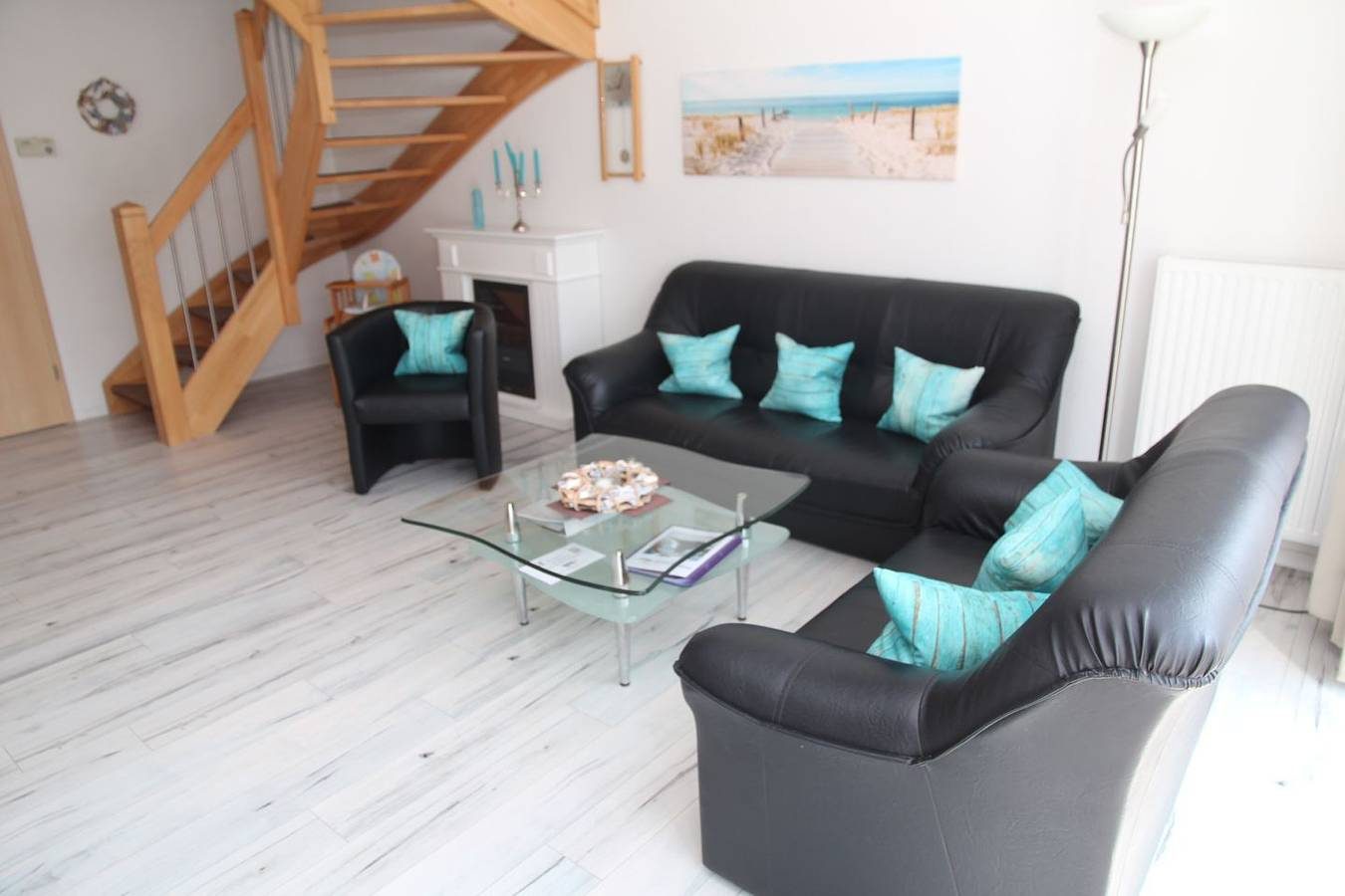 Schönes 85qm Reihenmittelhaus für 4 Pers. + Hund mit Garten in Strandnähe — Bild 3