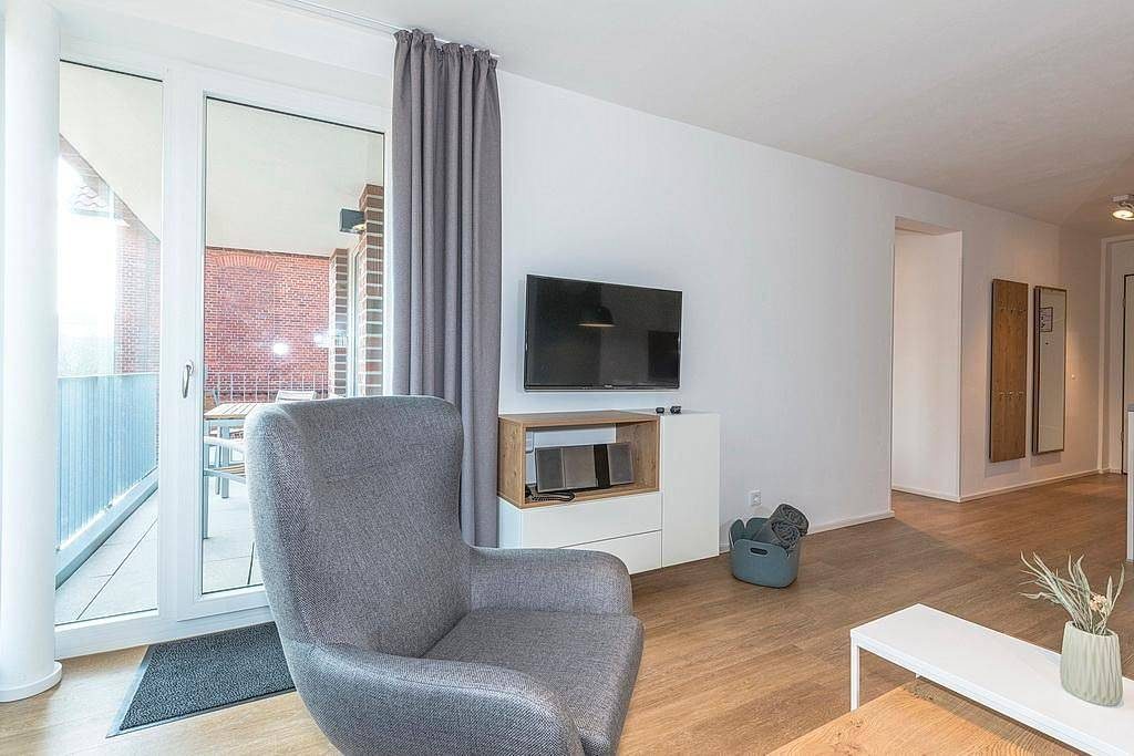 Helles Familienapartment in Strandnähe mit sonniger Loggia & Sauna im Haus! — Bild 3
