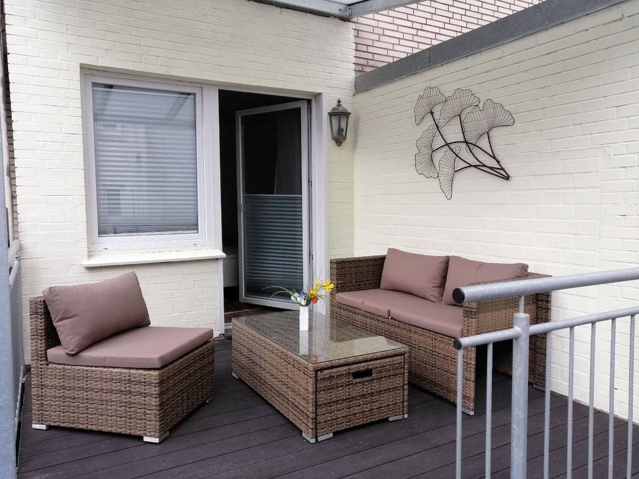 Appartement in Borkum mit Großer Terrasse