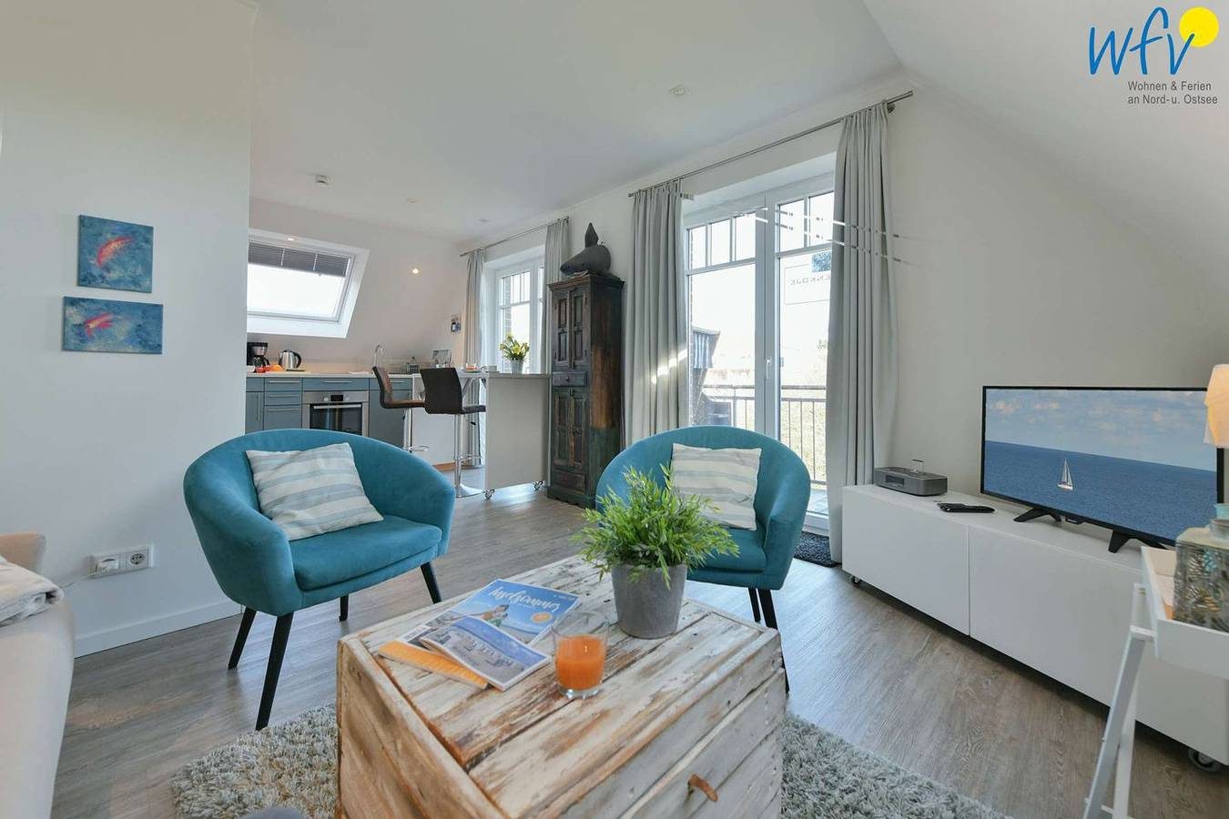 Bootshaus in den Dünen - 4 Ferienwohnung Dünenkoje — Bild 2