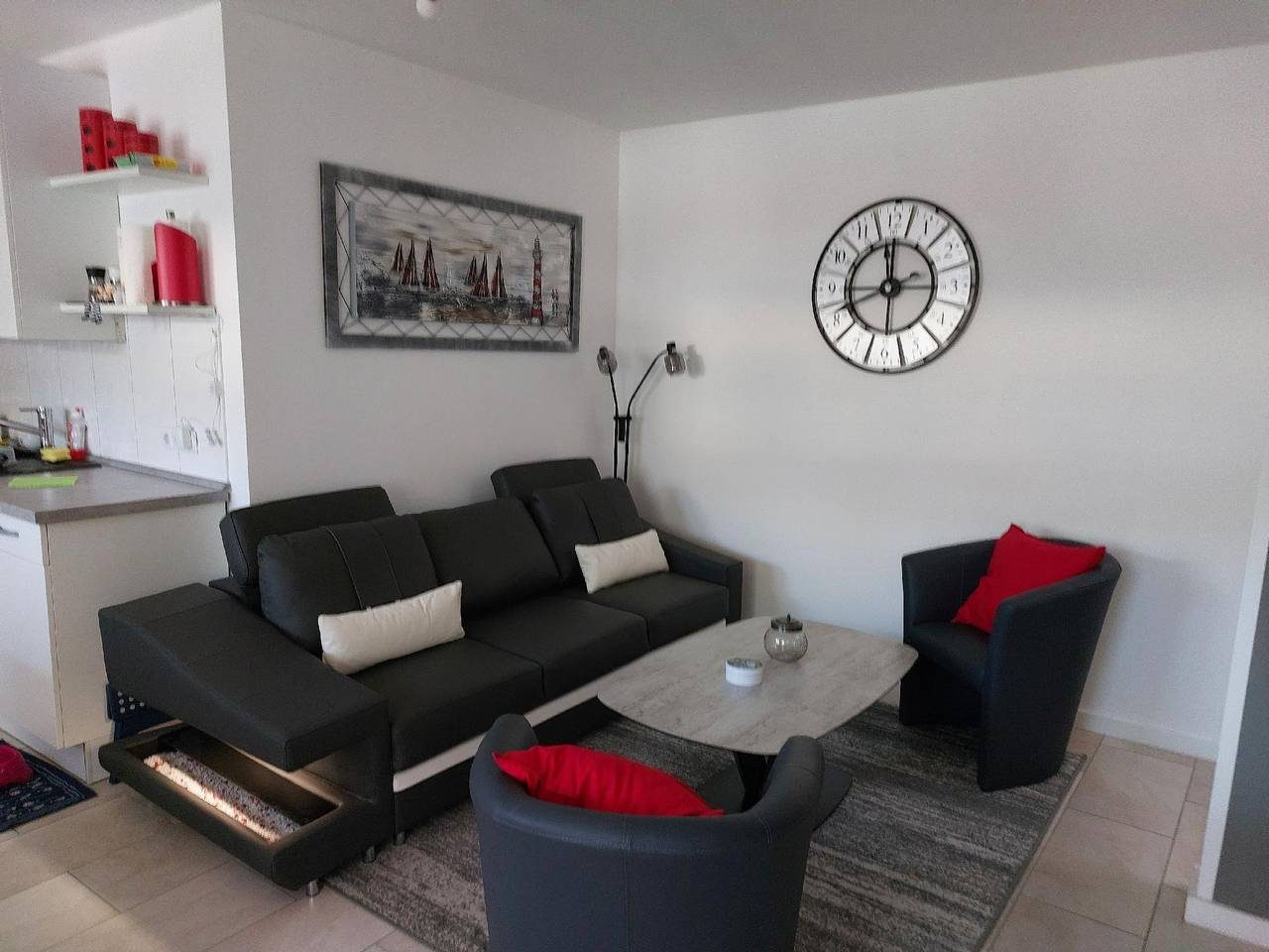 Appartement in Borkum mit Terrasse — Bild 3