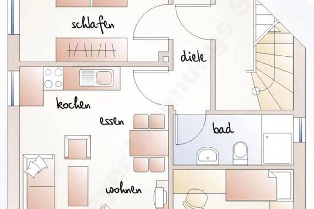 Ferienhaus Seegat Wohnung 1 — Bild 5