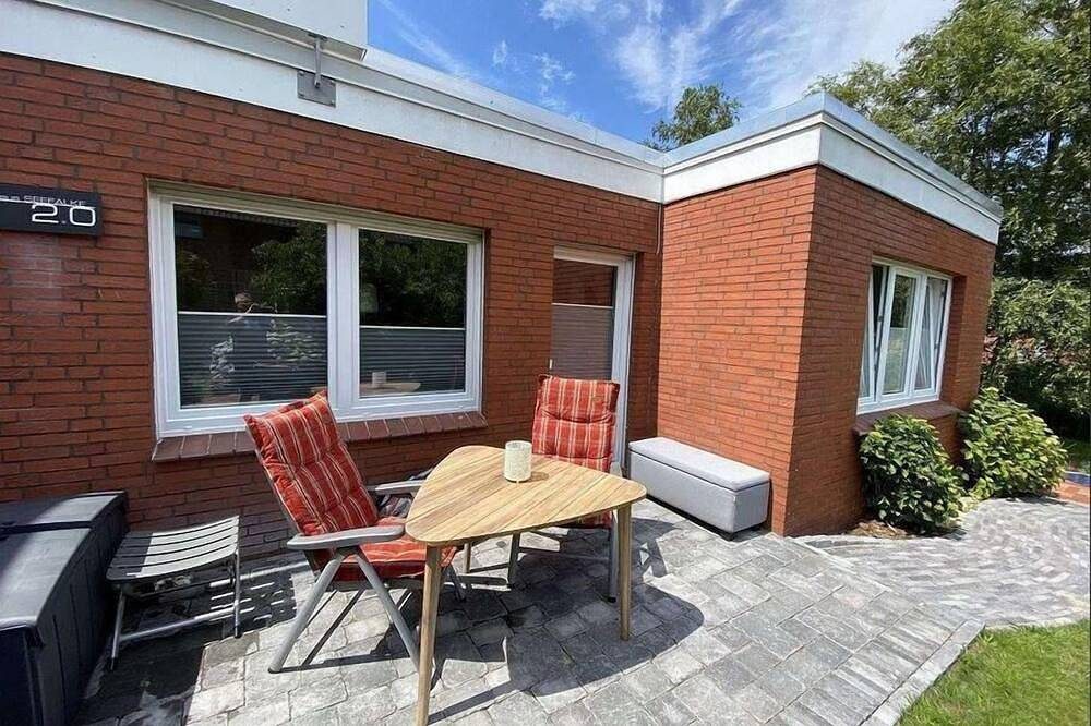 Insel Borkum: Haus Seefalke Bungalow Achterdeck
