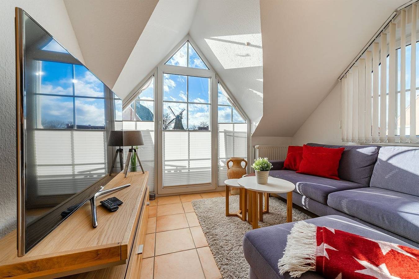 Mühlenblick 05 - Geräumige Ferienwohnung Blick auf die Zwillingsmühlen — Bild 3
