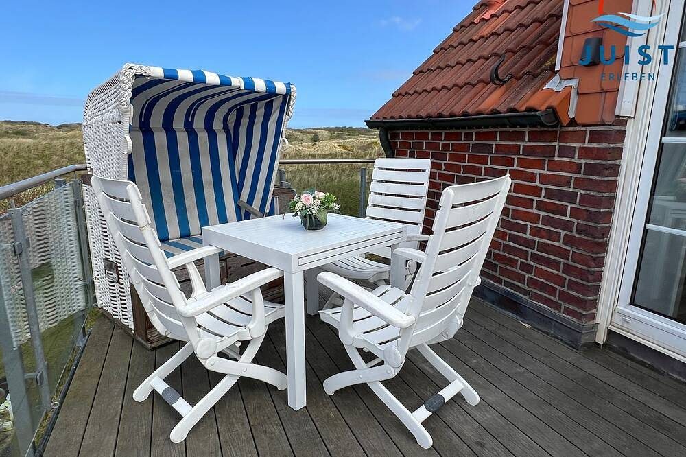 Familienfreundliche Ferienwohnung mit Balkon, direkt am Wattenmeer gelegen