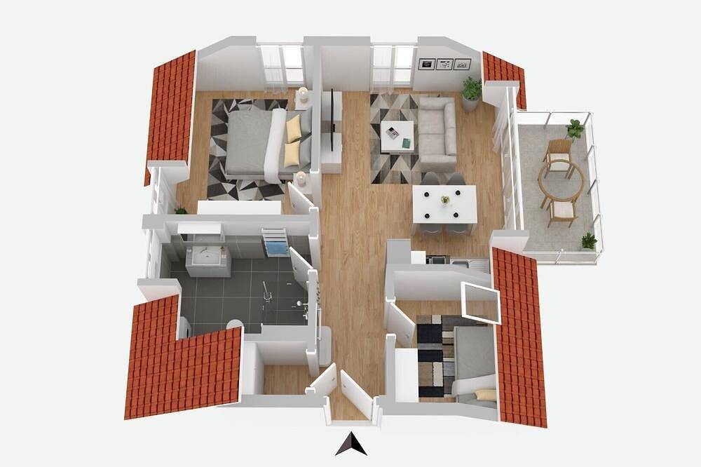 Sanddorn im Lindenhof - Hundefreundliche Dachgeschosswohnung — Bild 3