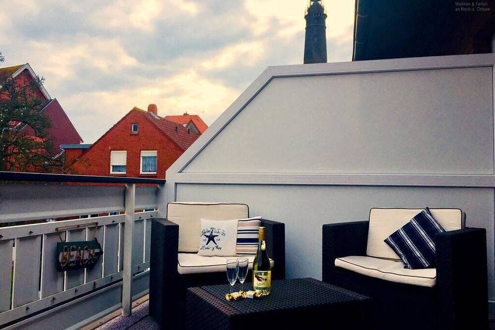 Strandnahe Ferienwohnung mit sonnigem Süd-Balkon und Strandkorb — Bild 3