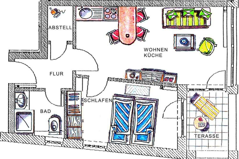 Haus Hansa Wohnung 4 — Bild 4