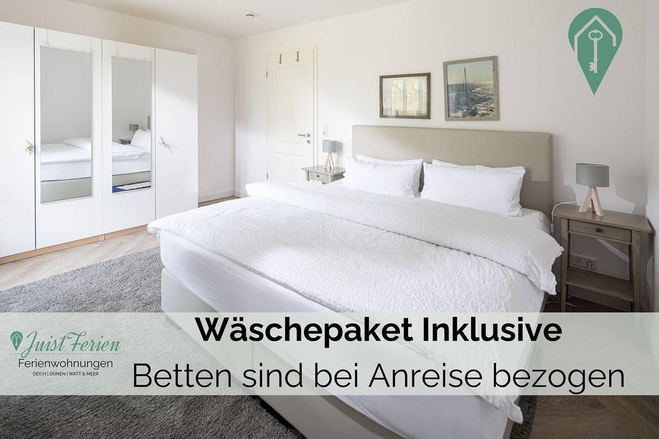 "Familienfreundliche Ferienwohnung auf Juist: Meerblick und Komfort pur!" — Bild 2