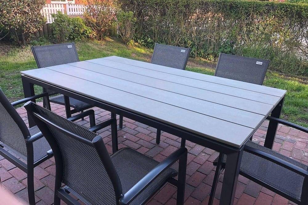 Insel Borkum: Ferienwohnung Ferienhaus Acht A