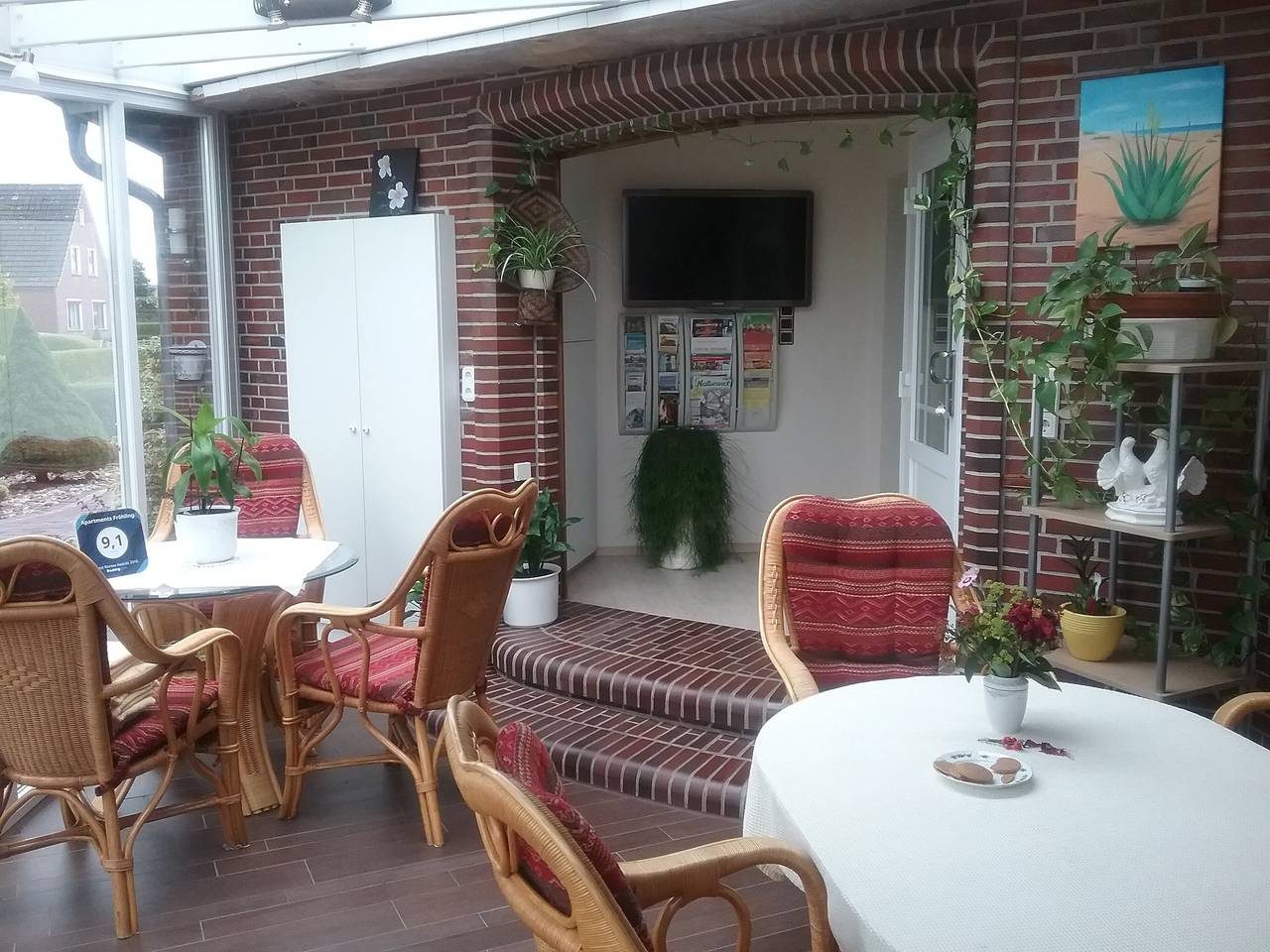 Komfort 4 Sterne Wohnung " Flut " für 4 Erw. + Kleinkind in Ostfriesland — Bild 2