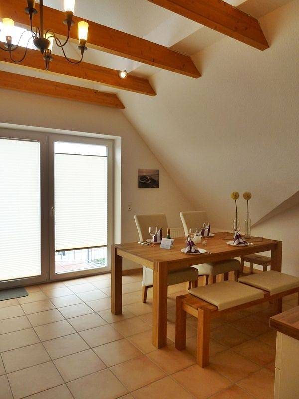 Schöne Dachgeschosswohnung (60qm) für 4 Personen mit Balkon und tollem Blick — Bild 5