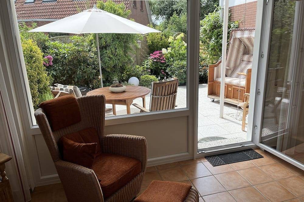 Insel Borkum: Ferienwohnung 4-Sterne-Erdgeschoßwohnung