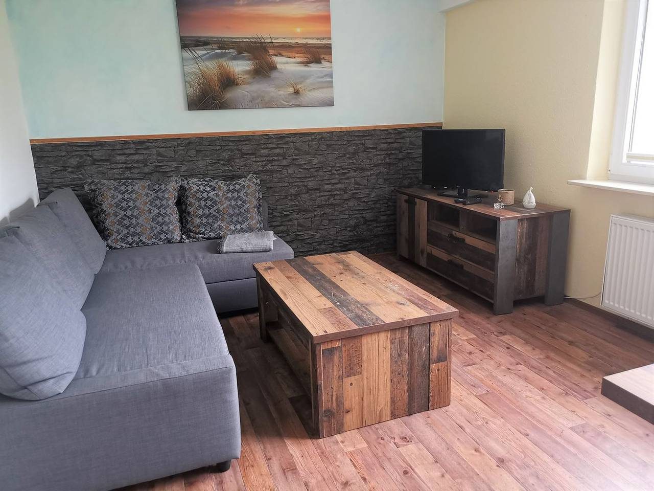 Renovierte 2-Raum-Ferienwohnung mit Meerblick