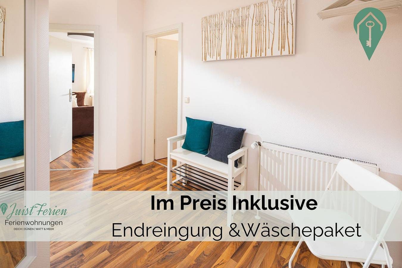 Ferienwohnung „Strandkrabbe“ – Familienfreundliches Wohnen nahe dem Strand — Bild 3