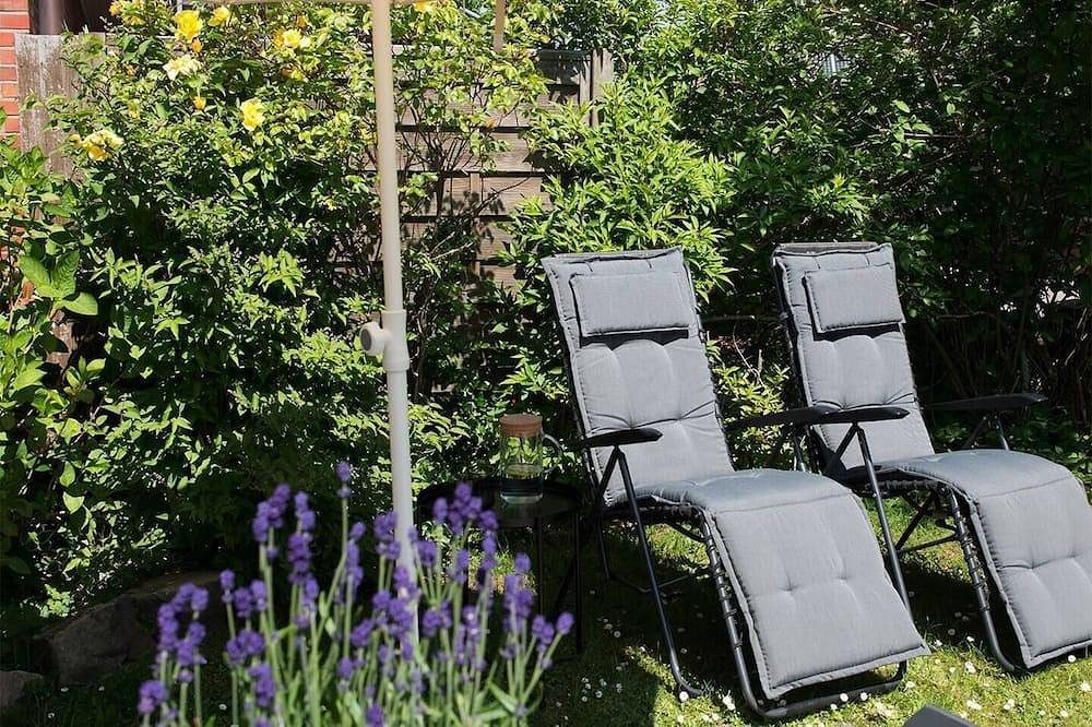 Insel Borkum: Ferienwohnung Wohnung 1 "Karl" mit Garten