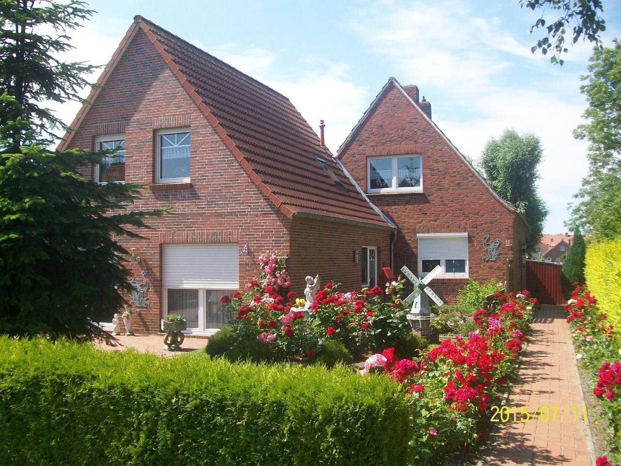 Ferienhaus mit umfriedetem Garten und Terrassen