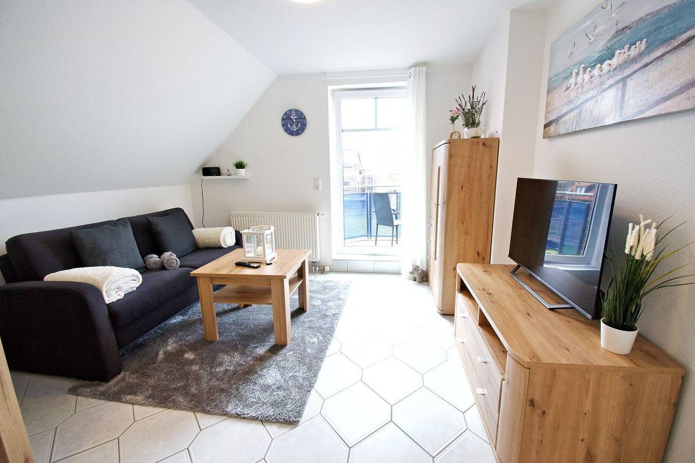 Möwengruß - gemütliche und frisch renovierte Ferienwohnung im 2. Obergeschoss. — Bild 4
