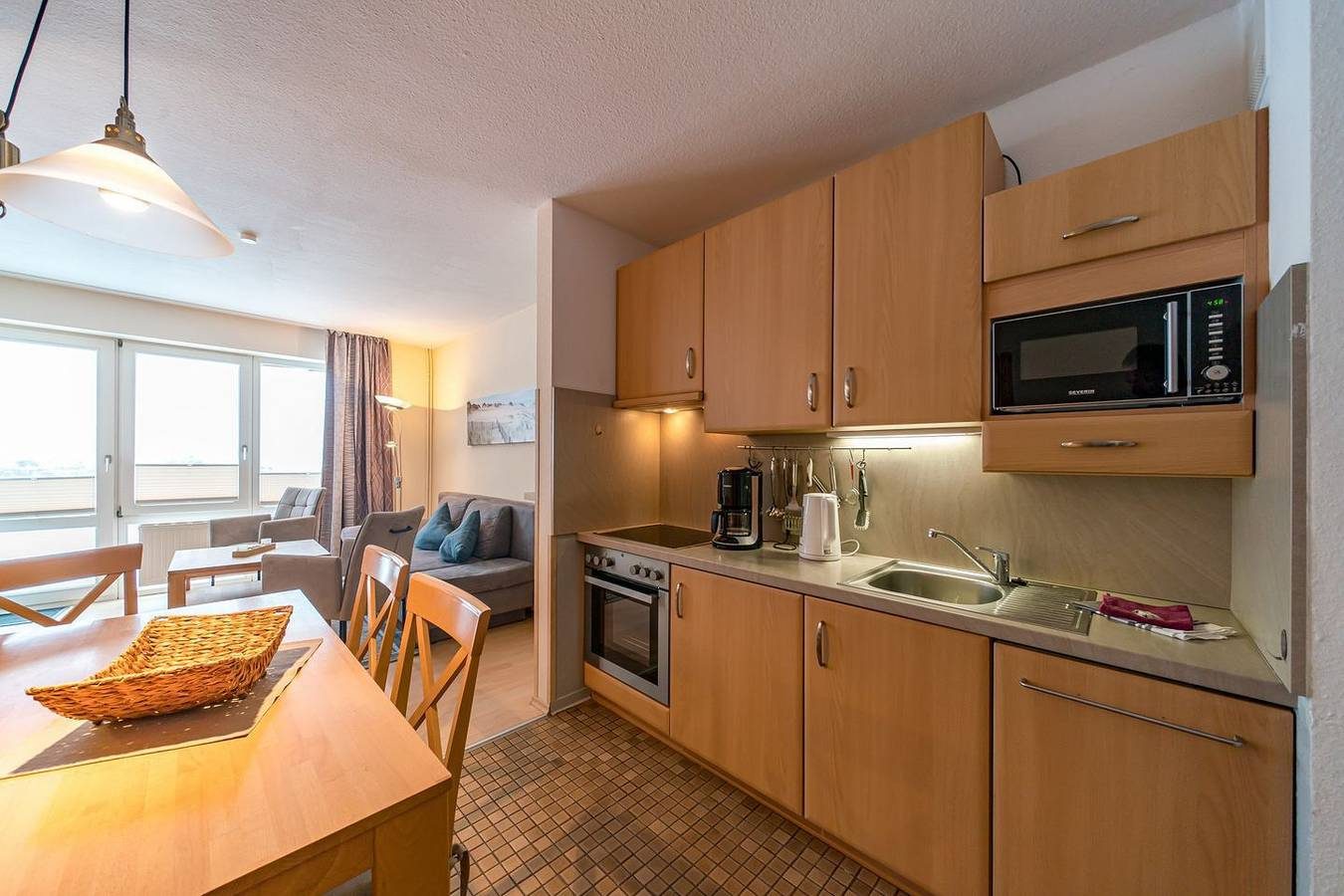 Hübsches Maisonette-Ferienapartment mit Balkon und tollem Blick zur Nordsee — Bild 5