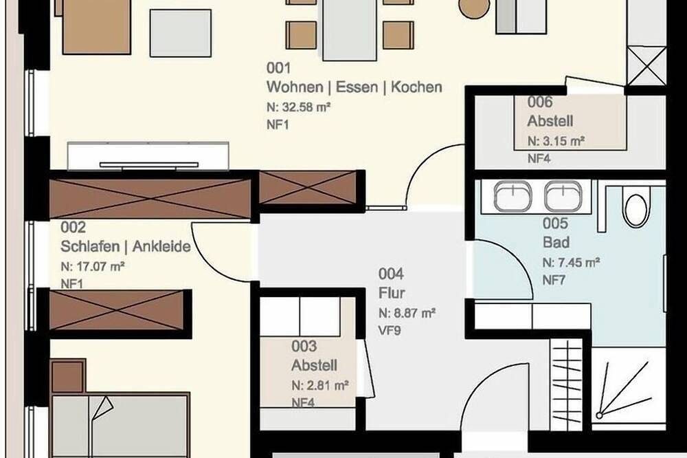 Ferienwohnung\/App. für 3 Gäste mit 81m² in Papenburg (146645) — Bild 5