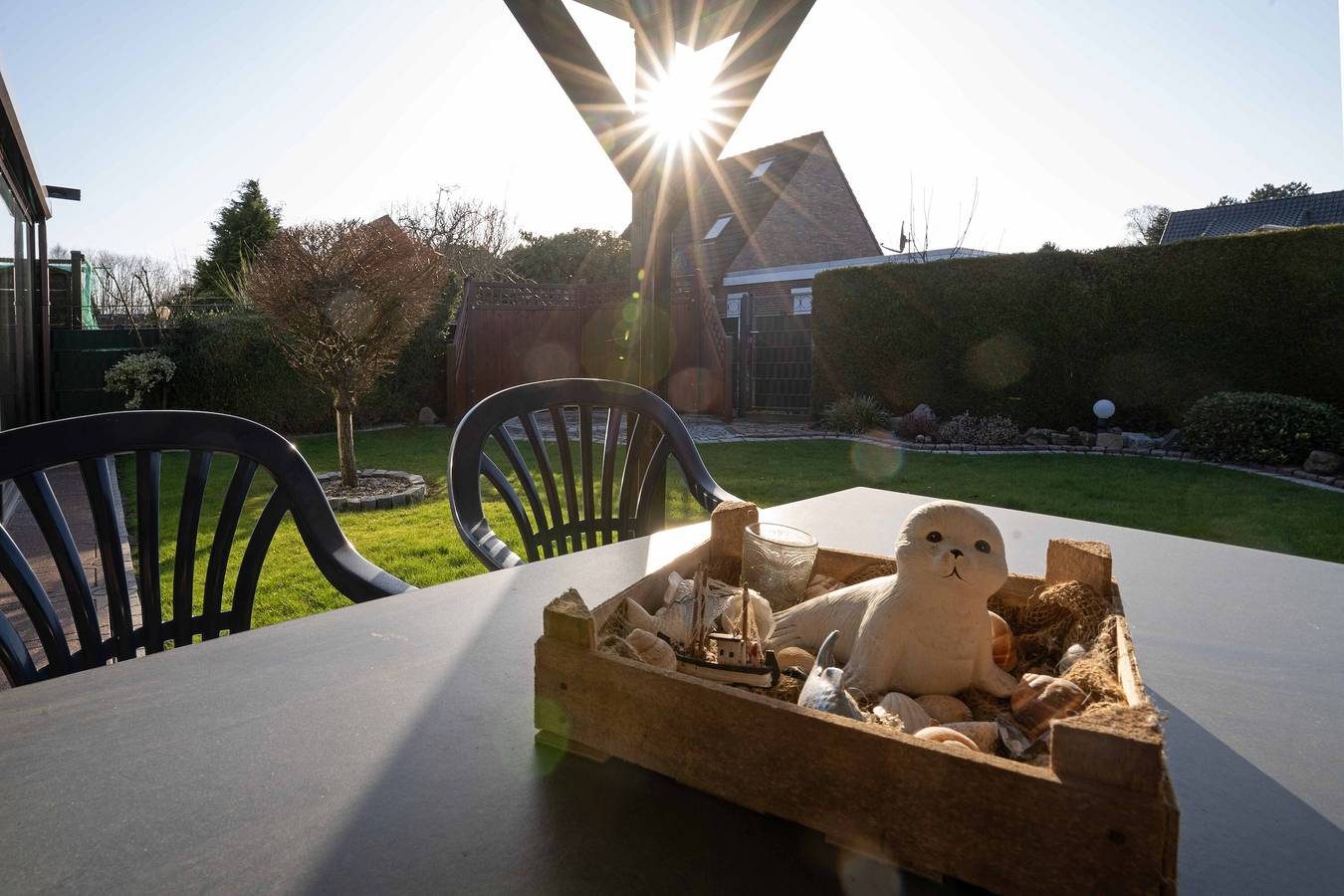 Ferienhaus 'Haus Ferienparadies' mit gemeinsamer Terrasse, privatem Garten und Wi-Fi — Bild 3