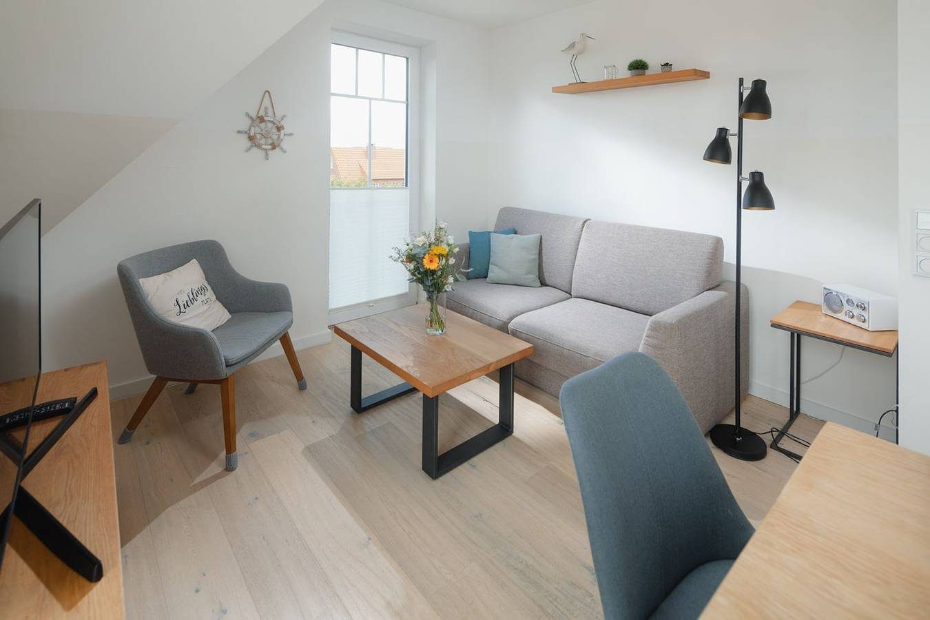 Moderne Ferienwohnung für 4 Personen, Neubau in Strandnähe