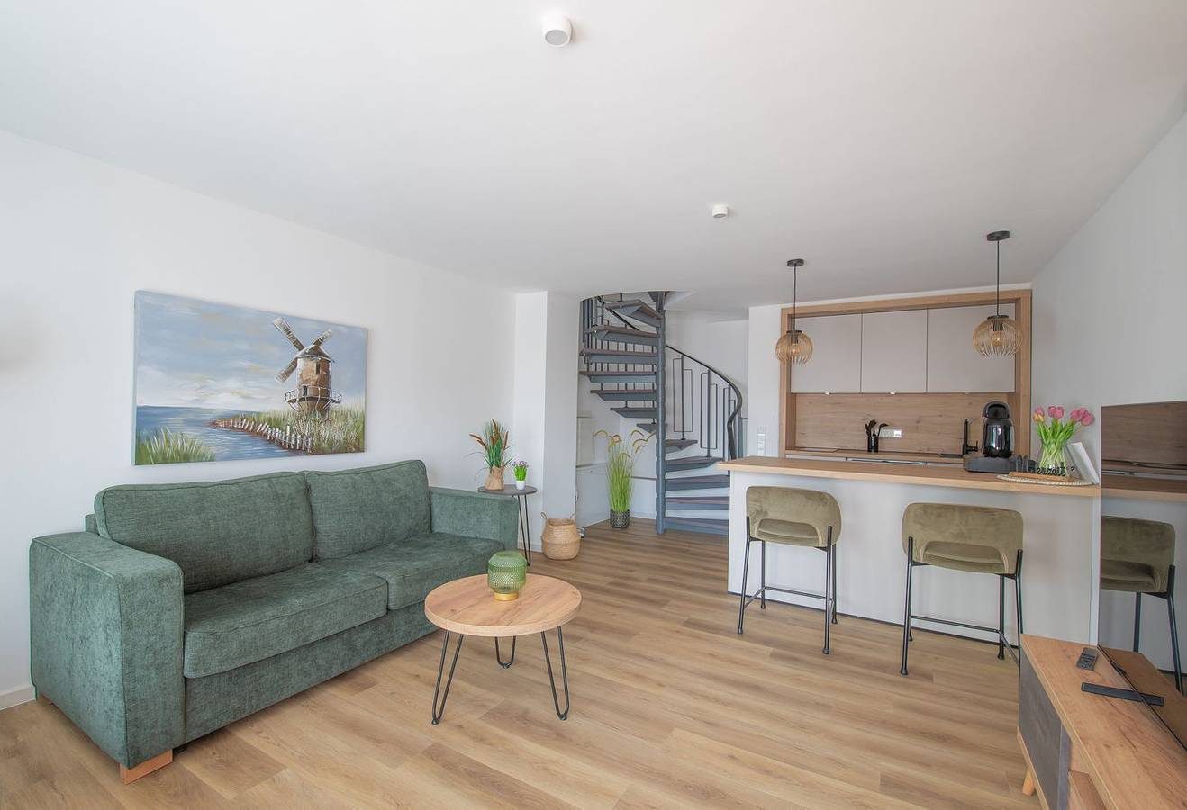 Gemütliche Ferienwohnung mit herrlichem Ausblick auf den Deich und die Umgebung — Bild 2