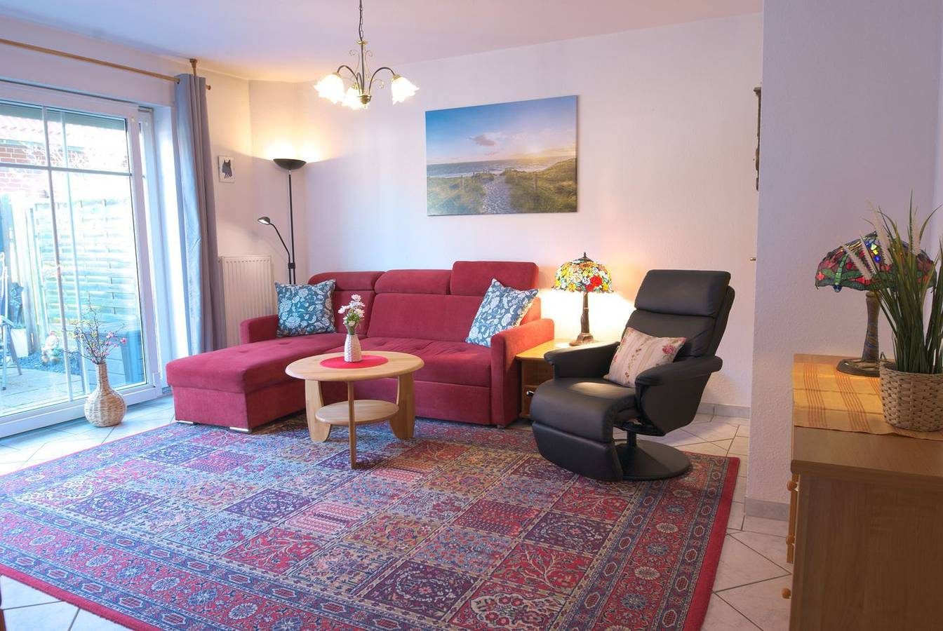 Gemütlichen, gut ausgestattete Ferienwohnung, ideal für Familien und Paare.