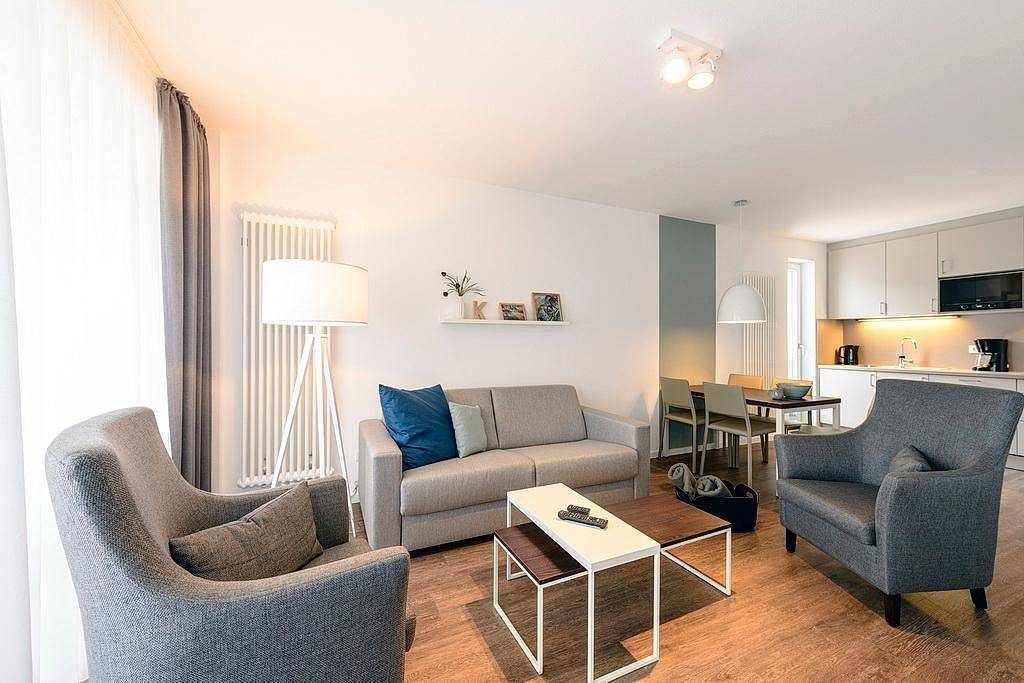 Modernes 3-Zimmer Familienapartment in ruhiger Lage mit Terrasse in Strandnähe — Bild 2