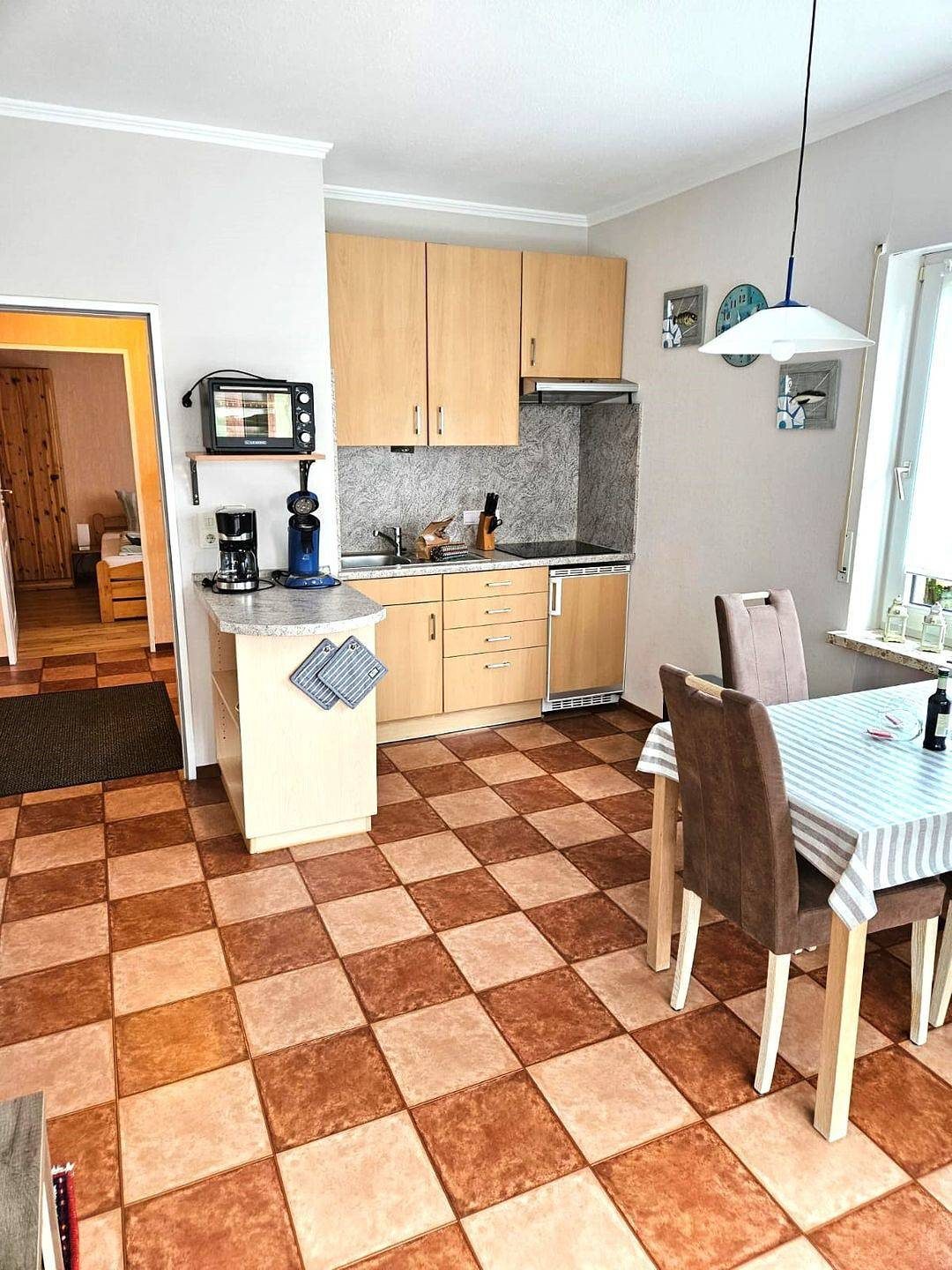 strandnahe Ferienwohnung in Norddeich mit Terrasse und Garten für bis zu 3 Personen — Bild 2
