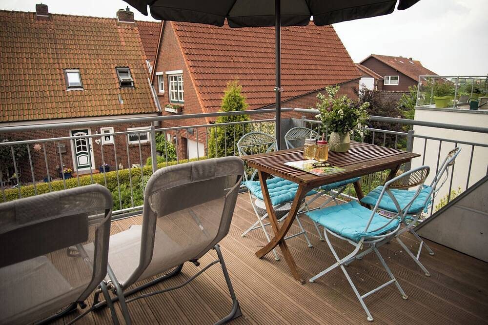 Villa Wattenmeer, Ferienwohnung \"Feuer und Erde\" — Bild 3