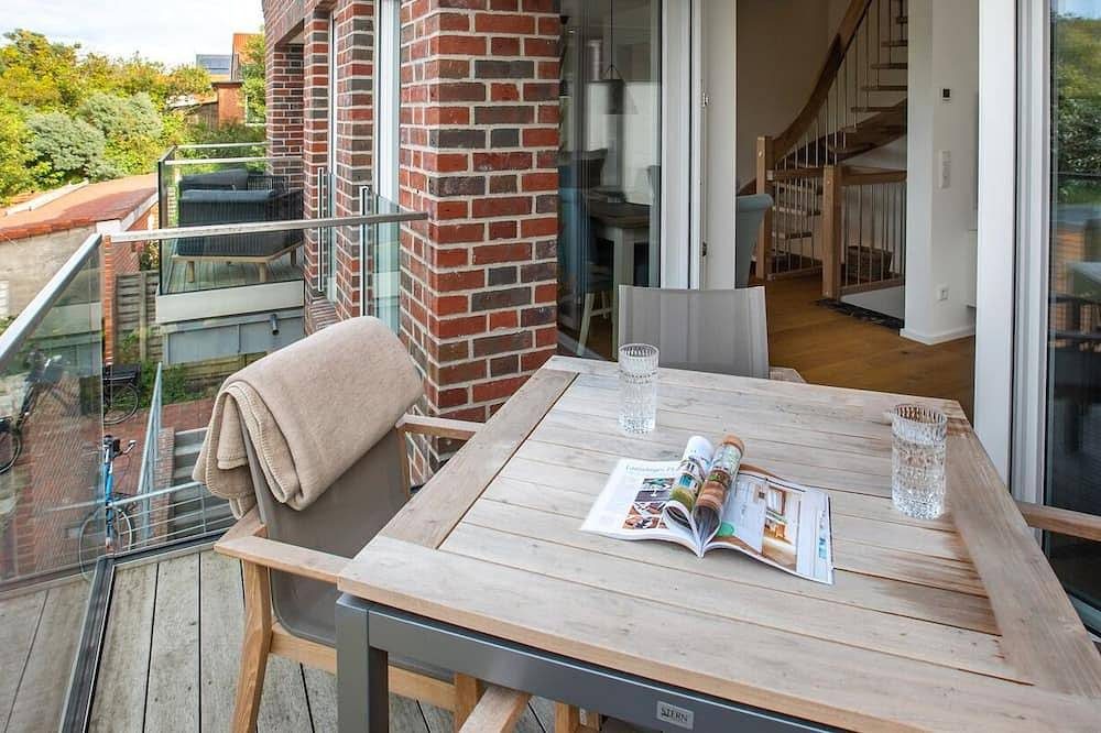 Moderne familienfreundliche Ferienwohnung mit Balkon in Wattnähe — Bild 4