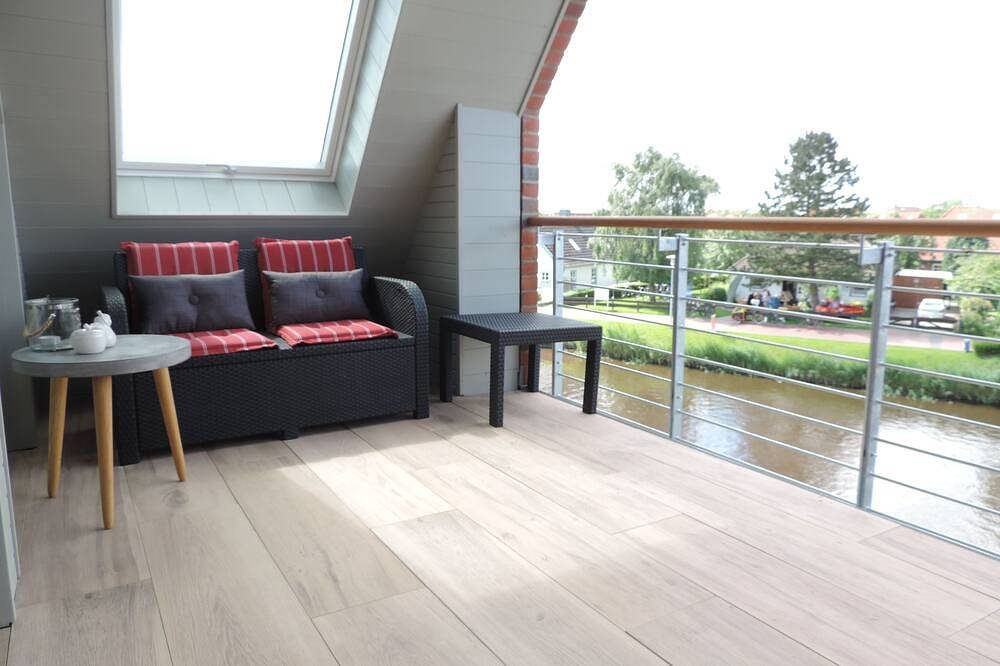 ? Penthaus an der Harle ? Einmalig schön wohnen direkt am Wasser + Sauna, Kamin — Bild 4