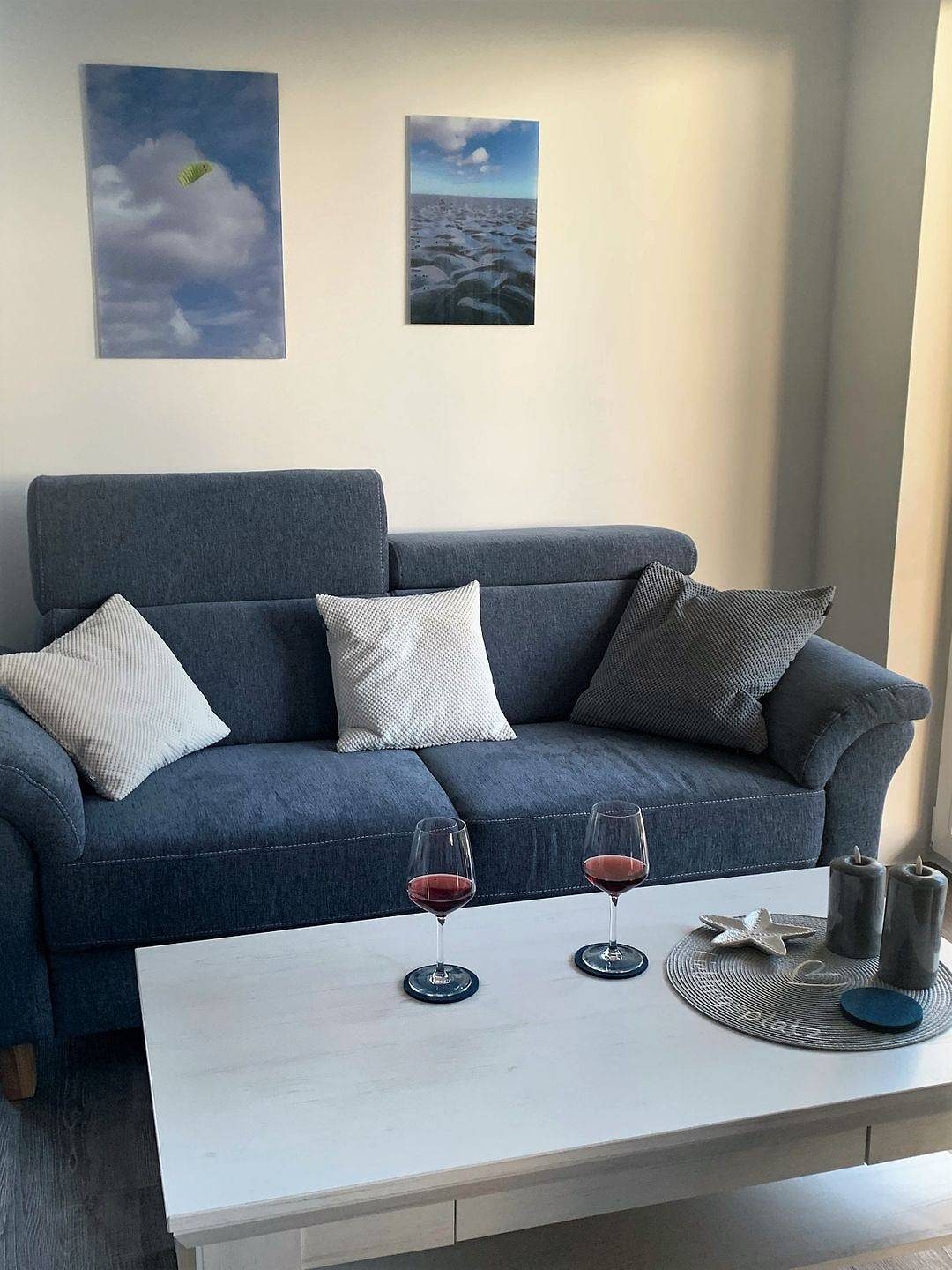 Moderne, hochwertige Ferienwohnung, Sauna, großer Balkon, strandnah — Bild 3