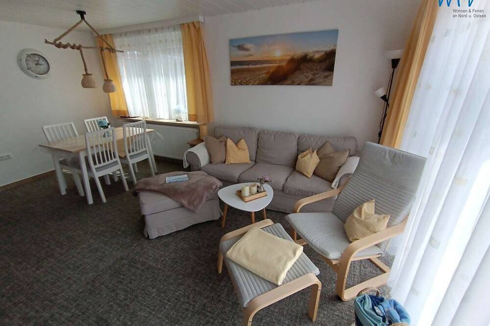 Ferienhaus Borkum-Urlaub mit Sonnenterrasse für 4 Personen