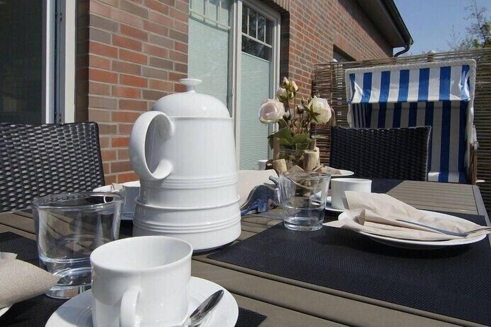 Inselparadies - Ferienwohnung mit Terrasse, Strandkorb und Garten — Bild 4