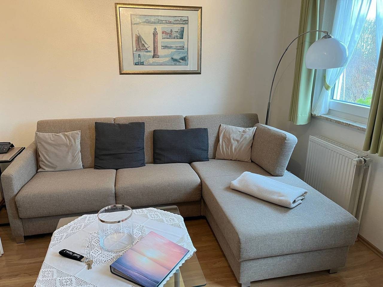 Gemütliche 2-Raum-Wohnung, max. 3 Personen, zentrums- und strandnah