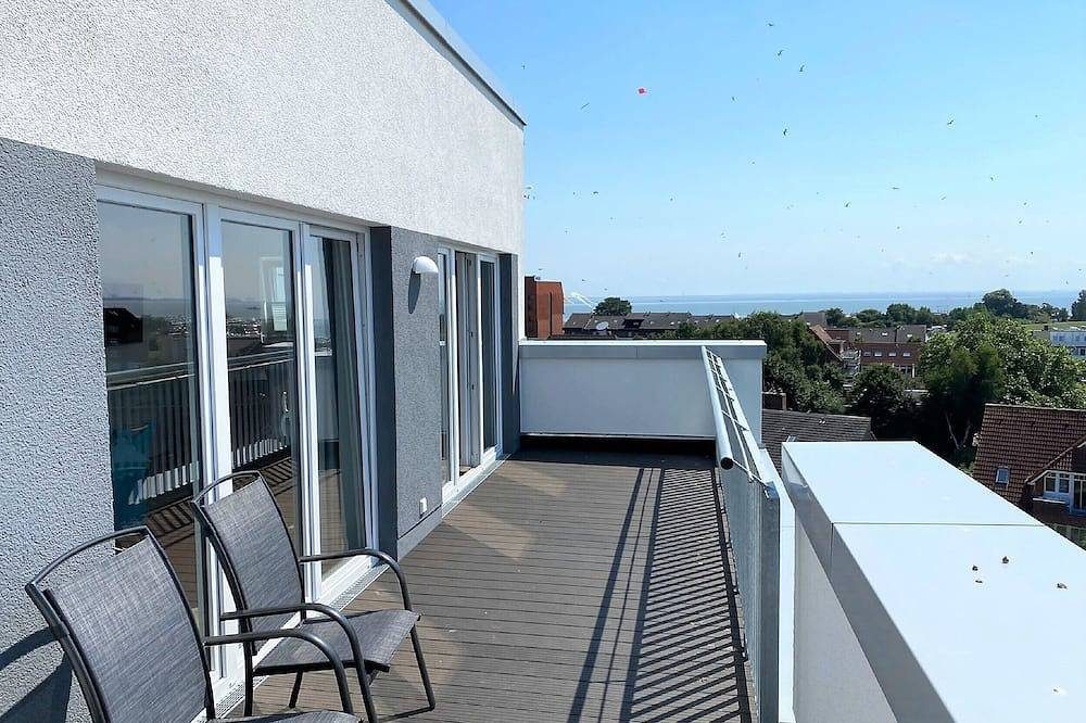 Moderne, hochwertige Ferienwohnung, Sauna, großer Balkon, strandnah — Bild 2